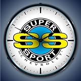 SS Super Sport Chevy Wall Clock