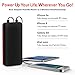 Portable Charger 25000mAh External Battery Pack USB Power Bank for iPhone iPad Smartphone Tablet Camera PSP and More (Black)