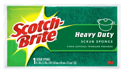 Scotch-brite Large Heavy Duty Scrub Sponge 455 (Pack of 6)
