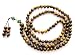 6mm Tiger Eye Gem Beads Tibetan Buddhist Prayer Meditation 108 Japa Mala