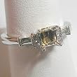 14K Two-Tone Gold Diamond Engagement Ring Semimount