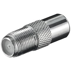 F-Buchse auf Koaxial-Stecker 9.5 mm