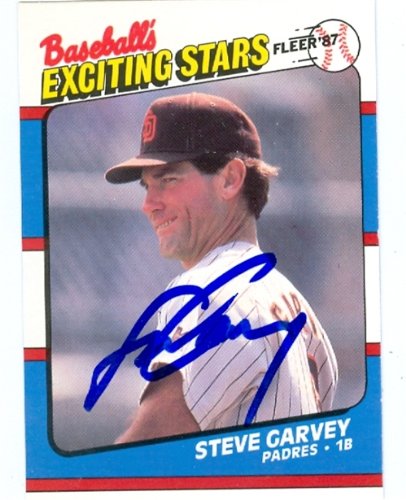 Steve Garvey autographed Baseball Card (San Diego Padres)