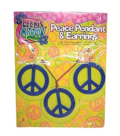 Childrens Toyshop  Toys : Peace pendant and earings
