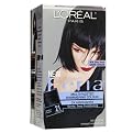 L'Oreal Feria Multi-Faceted Shimmering Colour 3X Highlights Permanent Haircolour Gel 21 Starry Night - Bright Black