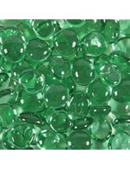 Pet Products: Dashington? 5 Pounds- Flat Green Glass Marbles for Vase Filler, Table Scatter, Aquarium Decor - Dashington