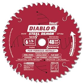 Freud Diablo D0648F 6-1 2 x 48-Tooth Steel Demon TCG Ferrous Cutting Circular Saw Blade 5... by Freud