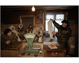Photographic Print of Trading post manager Lechi Khamidov buying fox skins from ArcticPhoto