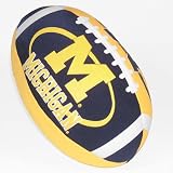 Michigan Wolverines Color Football Pillow
