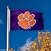 Clemson Tigers University Large College Flag