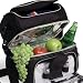 Outdoor Living : Pranzo Individual Picnic Pack w/ Service For 1 (Black/Silver)
