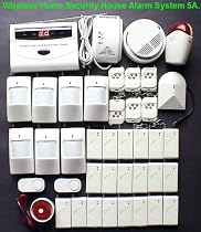 Wireless Home security House Alarm System w/Auto-Dialer 5A