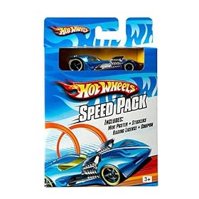  Hot Wheels Speed Pack INCLUDES: mini poster,stickers, racing license, coupon and hot wheels car