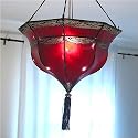 orientalische Deckenlampe - Mali rot