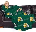 Green Bay Packers Adult Comfy Throw Blanket with Sleeves