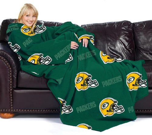 Green Bay Packers NFL (Adult) Fleece Comfy Throw