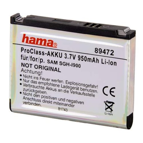 Hama ProClass-Akku Li-Ion 950 mAh f&uuml;r Samsung SGH-i900 Preisvergleich
