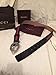 100% Authentic GG Silver Buckle Gucci Black leather belt Green/Red/Green