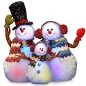 Decorations Cotton Snowman Family