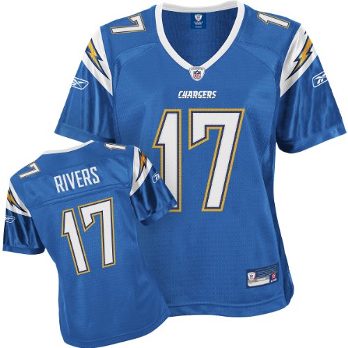 Reebok San Diego Chargers Philip Rivers Women's Premier Alternate Jersey Large