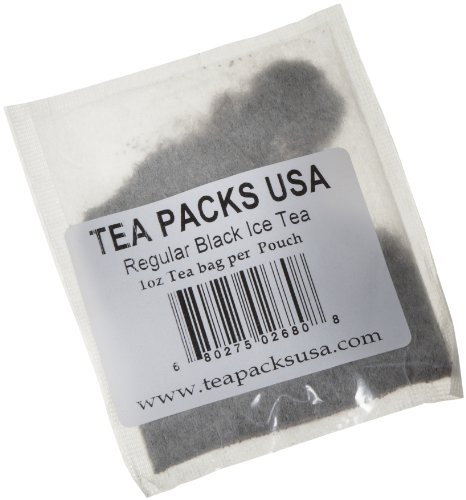 Tea Packs Tea Pure Ceylon Black Ice Tea Bags, 1-Ounce Pouches (Pack of 100)