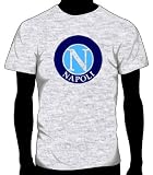 S.S.C. Napoli Basic Logo Tee, Adult XX-Large - Ash Grey