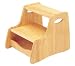 Toys : Pin Furniture - Natural Wooden Step Stool