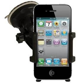 Premium In Car Holder Windscreen Suction Mount for Apple iPhone 4 / iPhone 4S