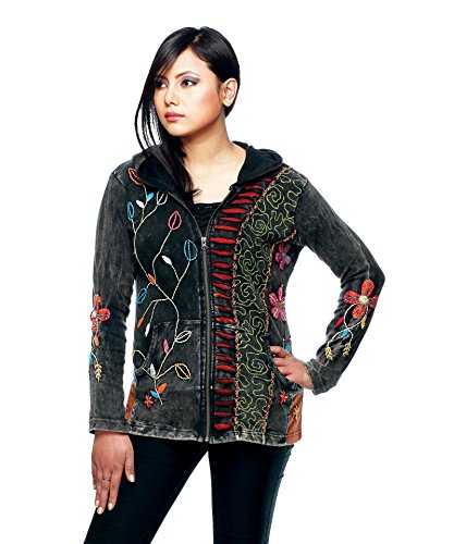 Rising International Women's Flowers and Fire Jacket