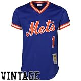Mookie Wilson Mets 1986 BP Jersey Mitchell & Ness 40