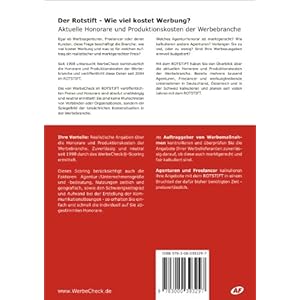 Der Rotstift 2016 - Wie viel kostet Werbung? - So kalkulieren Werbeagenturen, Grafiker, We