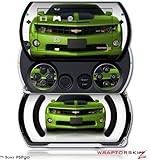 PSPgo Skin and Screen Protector Kit 2010 Chevy Camaro Green - Black Stripes ....