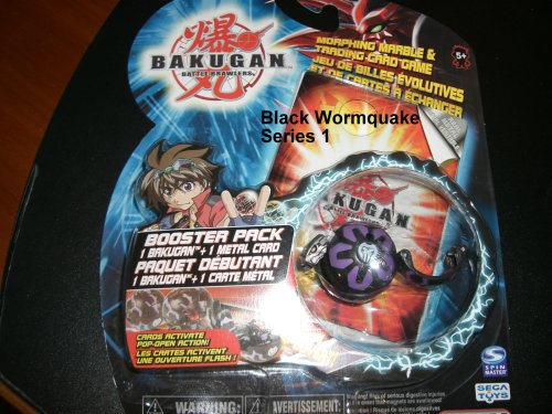 Bakugan Black Wormquake Series 1 Booster Pack