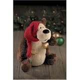Goober the Jingle Bell Rock Singing 13" Plush Dressed Stuffed Teddy Bear by Gund