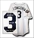 Evan Longoria Signed 2008 Tampa Bay Rays World Series Home Jersey Inscribed 