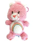 アメキャラ☆ケアベア《チアベア》☆8cmモシャモシャぬいぐるみボールチェーン