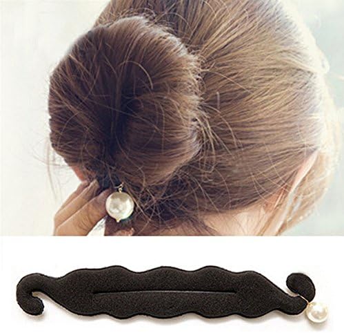 OPCC 3pcs Magic Foam Sponge Clip Hair Styling Donut Bun Former Maker,Hairstyling Snap Tool Perfect Spiral European Bun Pony Tail Maker Accessories,1PCS Opcc Sticky Notes included