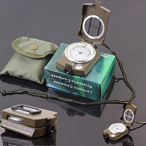 New Professional Pocket Military Army Geology Compass for Outdoor Hiking Camping