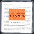 Vintage Alphabet Stamps: Vintage Alphabet Stamps: