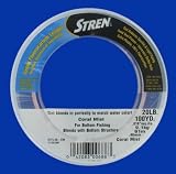 Stren Tinted Fluorocarbon Leader 20lb 100Yd Coral Mist