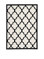 Alfombra Maroc 3087 (Marfil/Negro)