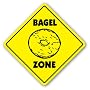 Bagel Zone Sign