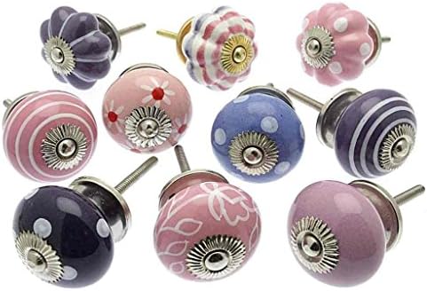 Glitknob 14 X Mixed Shabby Chic Cupboard Knobs Drawer Knobs Kitchen Cabinet Handles Maharaja-07