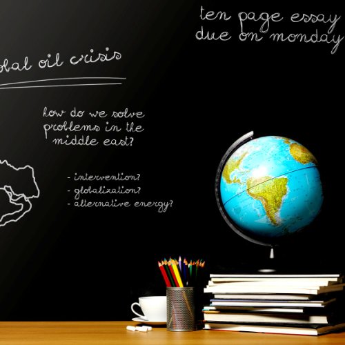 Black Stick on Whiteboard 4 X 8 Ft Whiteyboard Wall Art Decal On Sale