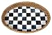 MacKenzie-Childs Courtly Check Rattan Tray-Small