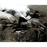 (16x20) F-4E with Missiles (In Air) Art Poster Print