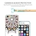 iPhone 7 Case Clear with Design, Designer Pattern Case Cover, Colorful Cute Girly Case for Girls Women for Apple iPhone 7 4.7 inches Rose Gold, Flower Vine