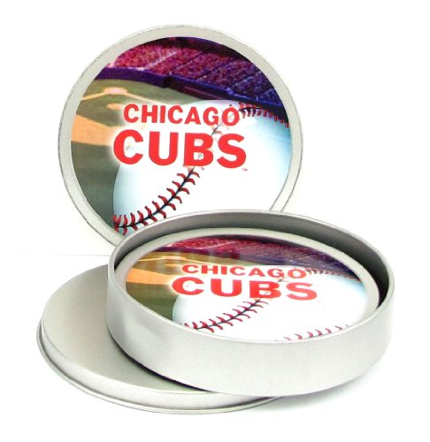 Chicago Cubs - MLB 4 Slimline Coaster Set in a Tin