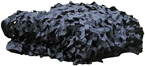 Black Army Camouflage Net Military Camouflage Netting Hunting Net 7*7m(275.6in*275.6in)