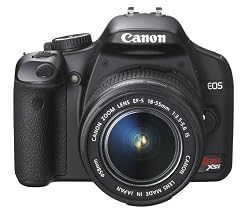 Canon Digital Rebel XSi 12.2 MP Digital SLR Camera with EF-S 18-55mm f/3.5-5.6 IS Lens (Black)